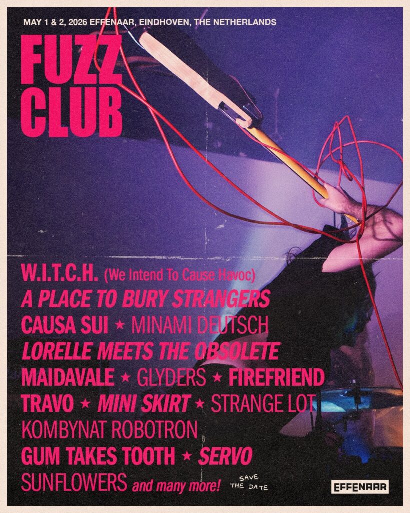 Il poster di Fuzz Club 2026